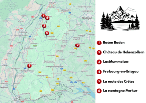 Autocollant Souvenir Höllental Bahn – Forêt-Noire, Années 80 (NEUF, Collection)